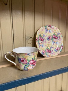 Royal Winton Grimwades Welbeck Chintz Made in England Cup and Saucer - Picture 1 of 10