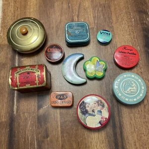 Menge 13 Vintage Dosen, graue Kamel Zigarrendose - Bild 1 von 6