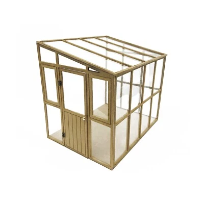 Miniatura 1:12 Serra Verde A Lean To Per Casa Delle Bambole - Immagine 1 di 4