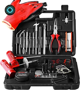 108Pcs Heavy Duty Flat Tire Repair Kit Tools Plugs Puncture Repair its NEW - Picture 1 of 12