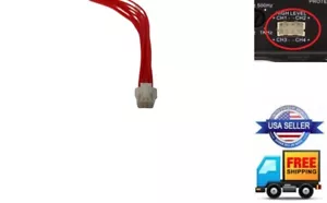 8-Pin Speaker High Level Input Plug Harness Connector Amplifier Amp JENSEN JA4CH - Picture 1 of 5