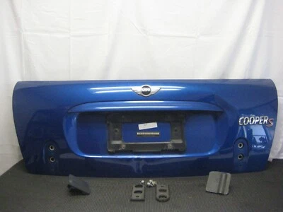 2005-2008 MINI COOPER S CONVERTIBLE OEM REAR TRUNK LID HATCH BODY PANEL BLUE - Image 1 of 4