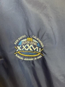 Giacche Vintage Luna Pier 2003 Superbowl San Diego California Oakland Vs Tampa - Foto 1 di 9