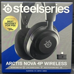 SteelSeries Arctis Nova 4P Wireless Multi-Platform Gaming Headset-FREE DELIVERY - Picture 1 of 18