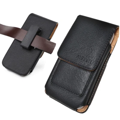 For Google Pixel 9, Pixel 9 Pro,Pixel 8a ,8 Leather Case Pouch Belt Clip Holster - Image 1 of 4