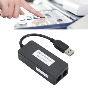 Usb 56K External Dial Up Fax Data Modem Dual Rj11 Ports Support Caller Id Co GOF - Picture 1 of 12