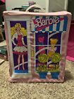 Vintage Mattel Barbie Carrying Case Pink Vinyl 1988 Doll Fashion 1980&#39;s
