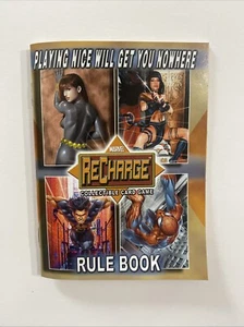 *Instructions Manual Rule Book* 2001 Marvel ReCharge CCG TCG Inaugural Edition - Picture 1 of 2