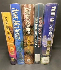 Lot Of 5 HC Dragonriders Of Pern Books Anne McCaffrey All First Editions 4 1st P - Picture 1 of 15