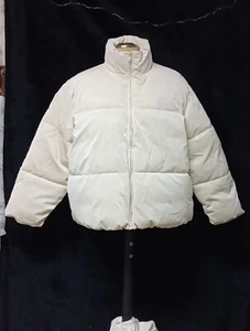 Womens puffy coat size XL Brand A New Day Water Resistant Beige - Picture 1 of 8