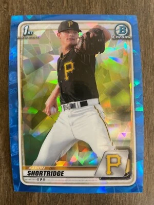 2020 Bowman Chrome Sapphire Edition Aaron Shortridge #BCP-9 - Image 1 of 3