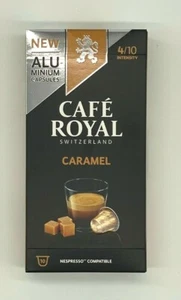 40 Cafe Royal Kapseln Nespresso Flavoured Edition Caramel 16 Sorten 6,38€/100gr