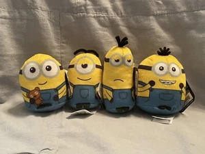 NEW Mini Minions Set of 4 Tsum Tsum Universal Studios Minions 2: The Rise Of Gru - Picture 1 of 4