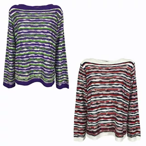 PERSONA by Marina Rinaldi linea N.O.W maglia donna fantasia 21.7361052 AMARANTO - Imagen 1 de 4