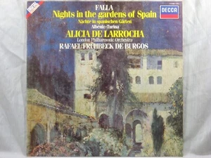 Falla - Nights in the Gardens of Spain - Larrocha Decca 410 289-1 (Print Error) - Picture 1 of 5