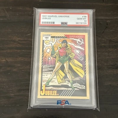 1991 Marvel Universe Jubilee #38 PSA 10 GEM MINT  EXTREMELY LOW POPULATION!! - Image 1 of 2