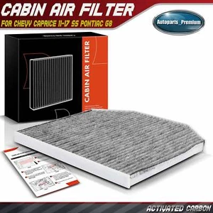 Activated Carbon Cabin Air Filter for Chevrolet Caprice 2011-2017 SS Pontiac G8 - Picture 1 of 9