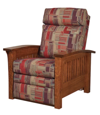 Mission Arts and Crafts | Estilo Stickley | Husillo Prairie | Reclinable Mission Foto 1 de 3
