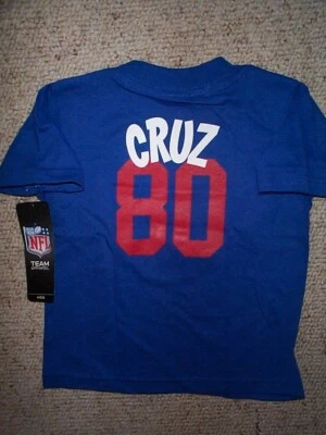 ($22) New York NY Giants nfl VICTOR CRUZ nfl Jersey Shirt TODDLER (2-2T) - Image 1 of 3