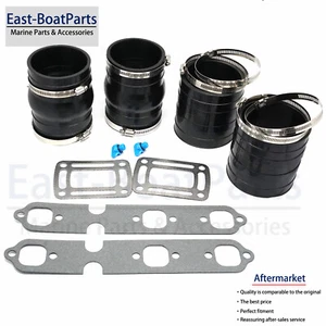 Exhaust Hose Bellow 3852696 w/ Gasket 3853412 For Volvo Penta 4.3L GM 262 CID V6 - Picture 1 of 8