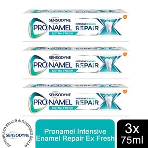 Sensodyne Pronamel Zahnpasta intensive Zahnschmelzreparatur extra frisch 75ml x3er Pack