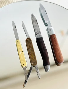 Taschenmesser Set Perlmutt Holzgriff GML DDR Konvolut Vintage Retro - Bild 1 von 5