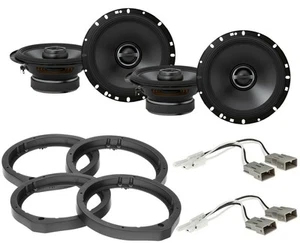 2 Alpine S2-S65 6.5" Speaker Package With Speaker Adapter and Harness Fit Honda - Picture 1 of 6