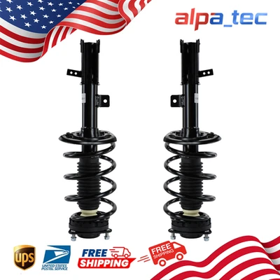 Pair Front Struts & Coil Spring for 2011-14 Chrysler 200 2008-2014 Dodge Avenger - Image 1 of 4