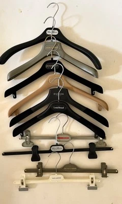 Lot Of 10 Designer Hangers Emporio Armani, Max Mara,Prada, Donna Karan, Escada - Image 1 of 3
