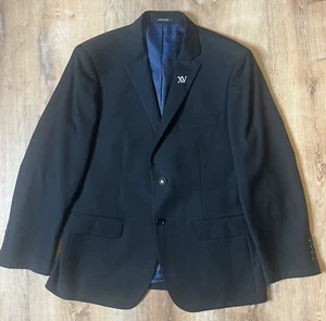 Chaqueta Alan Rouleau Couture Boston Hecha a Medida Para Hombre 40 Negra Lana Súper Fina - Imagen 1 de 10