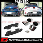 #US Fit For TOYOTA Corolla Auris 5DR Hatchback Rear Dual Exhaust Tip Pair 19-24