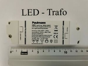 Paulmann S034-0001 SUSI Lighting LED Driver Trafo 12W Netzteil Power Supply T21