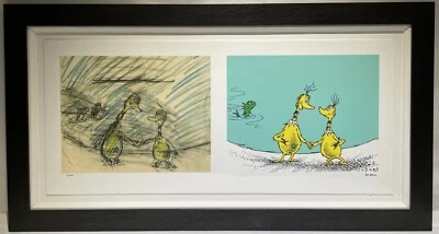 The Sneetch The Stars Upon Thars Diptych Dr Seuss Art LE C/COA NUNCA EXIBIDO - Imagem 1 de 4