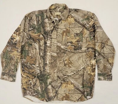 Hobbs Creek RealTree Xtra Camo Shirt Men’s Size Large Hunting Ripstop Button... - Image 1 of 4