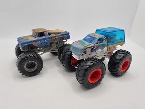 2 Hot Wheels Monster Trucks Big Kahuna y Crash Delivery Diecast Raro 1:64 En muy buena condición - Imagen 1 de 15