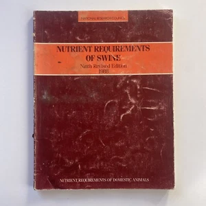 Requisitos nutricionales de los cerdos, libro de prensa de la Academia Nacional (1990), agricultura - Imagen 1 de 11