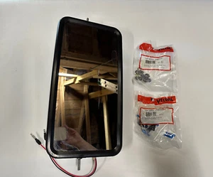 VELVAC 708210-4 RH Side 2010 Series Door Mirror, Manual, Heated Stainless 708210 - Picture 1 of 6