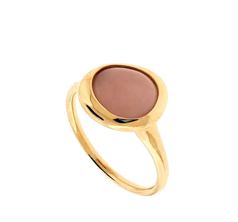 Anillo de cuarzo rosa Fred Paris Belle Rives en oro rosa de 18 k Foto 1 de 4