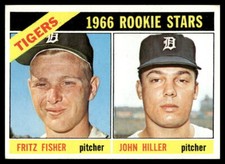 1966 Topps #209 Fisher/Hiller RC  Detroit Tigers EX-EXMINT