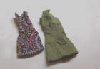 Bratz Doll Size 2 Mini Dresses 1 Green & 1 Multi-Colors