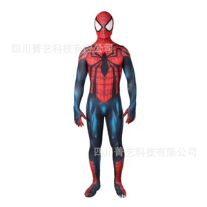 Scarlet Spiderman Kostüm Ben Reilly Body Spider-Man Cosplay Halloween Anzug - Bild 1 von 10