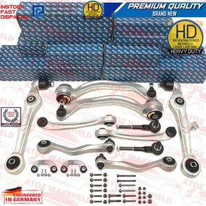 Para Audi A6 3.0 TDI C6 Suspensión Delantera Horquillas Brazos Eslabones Barra de Pista Extremos Kit - Imagen 1 de 1