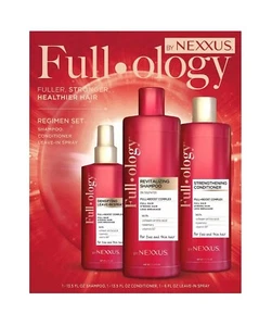 Nexxus Full Ology Hair Regimen Set Shampoo Conditioner Densifying Spray - Picture 1 of 9