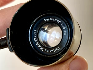 Carl Zeiss Jena 5cm f3.5 Tessar Cinematograph Early Movie Lens c1914 RARE - Bild 1 von 24