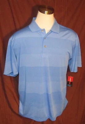 Camisa polo Grand Slam para hombre, azul, poliéster, absorbe la humedad, talla XL, NUEVA Foto 1 de 4