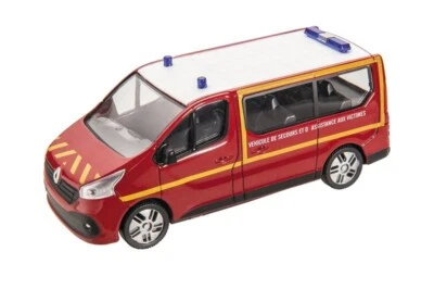 Renault Trafic Pompiers - 1/43 Mondo Voiture camion miniature MSV4 - Photo 1/2