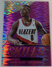 2013-14 Panini Select Skills purple #5 ~ DAMIAN LILLARD ~ 35/99