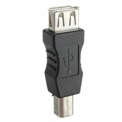 USB-A 2.0 Female to USB Type B Male Converter Adapter Printer Connector - Image 1 of 4