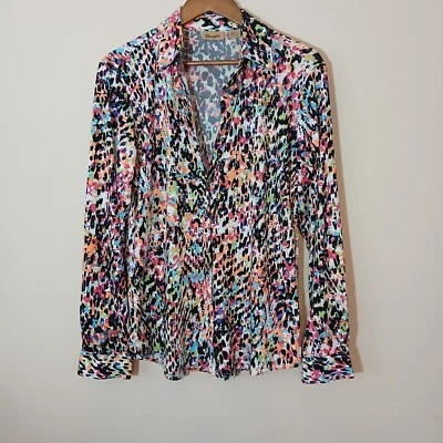 Mujer Wrangler Western Abotonada Manga Larga Estampado Animal Colorido Talla Grande Foto 1 de 4