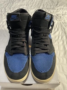Size 9 - Jordan 1 Retro High OG Flyknit Royal 2017 - Picture 1 of 9